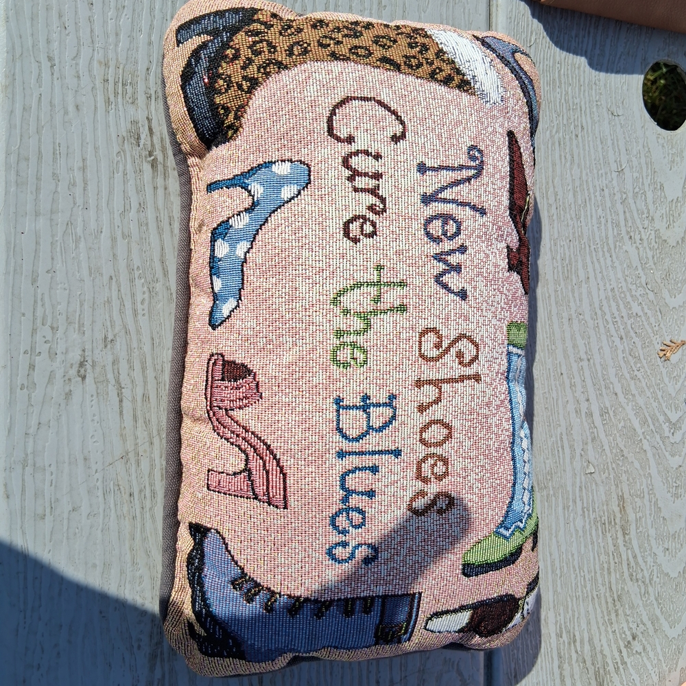 Decorative Pillow with Shoe Design - Multicolor - Picture 1 of 1